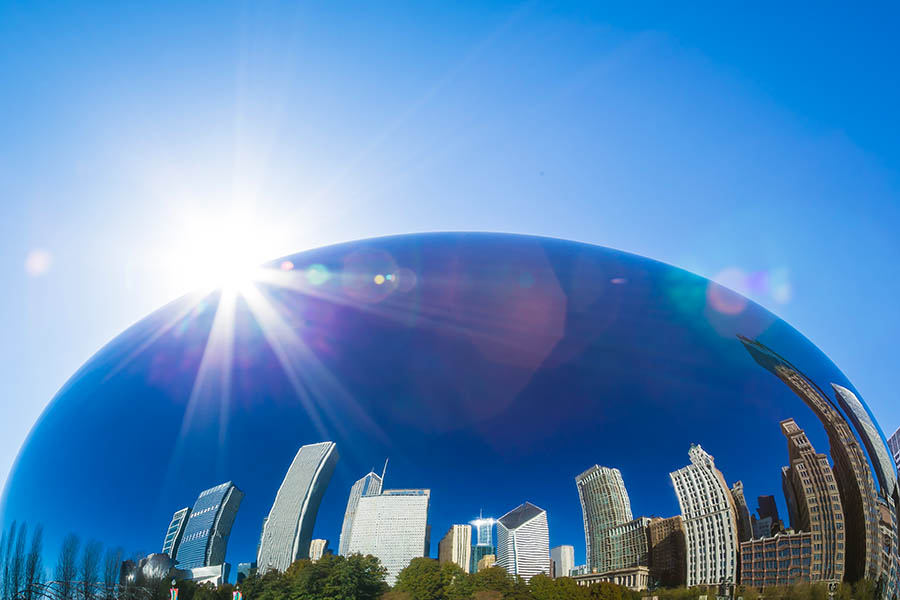 See Chicago's skyline reflected in The Bean | Travel Nation See Chicago's skyline reflected in The Bean | Travel Nation