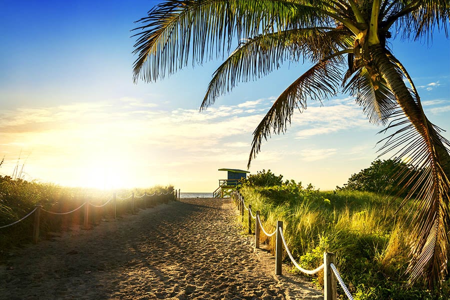 Take barefoot walks on the beach in Miami | Travel Nation