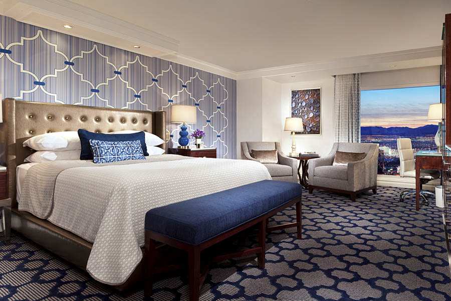 Sleep in luxury at the Bellagio Hotel & Casino | Credit: MGM Resorts