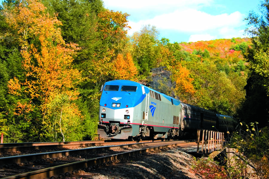 Spend 10 hours travelling through rural New York State | Photo credit: Amtrak/Ryan Parent