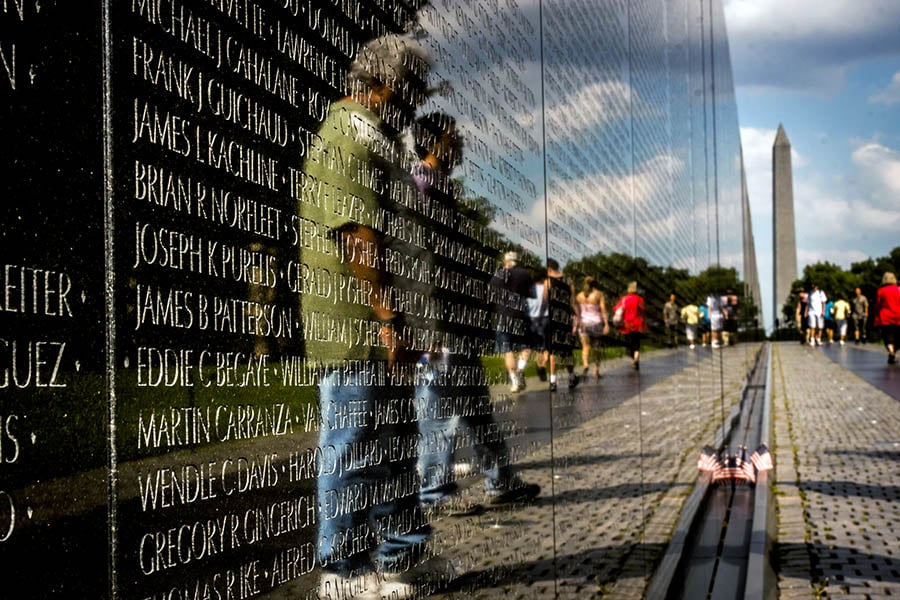 Visit the Vietnam Veterans Memorial at the Constitution Gardens 