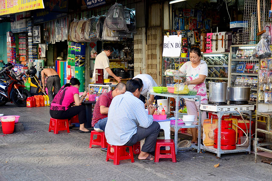 Tuck in to some delicious Vietnamese streetfood Tuck in to some delicious Vietnamese streetfood