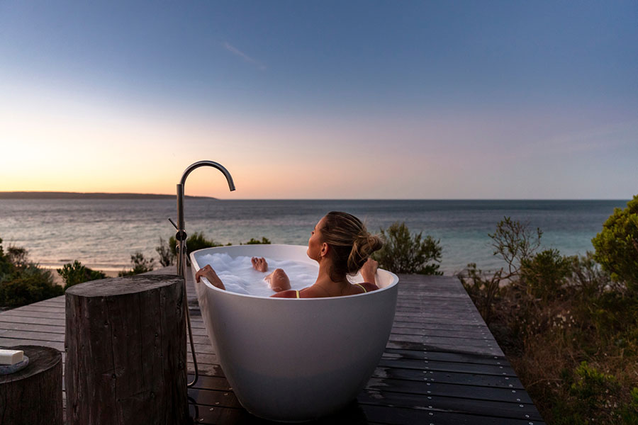 Relax in luxury at One Kangaroo Island | Photo credit: One Kangaroo Island Relax in luxury at One Kangaroo Island | Photo credit: One Kangaroo Island