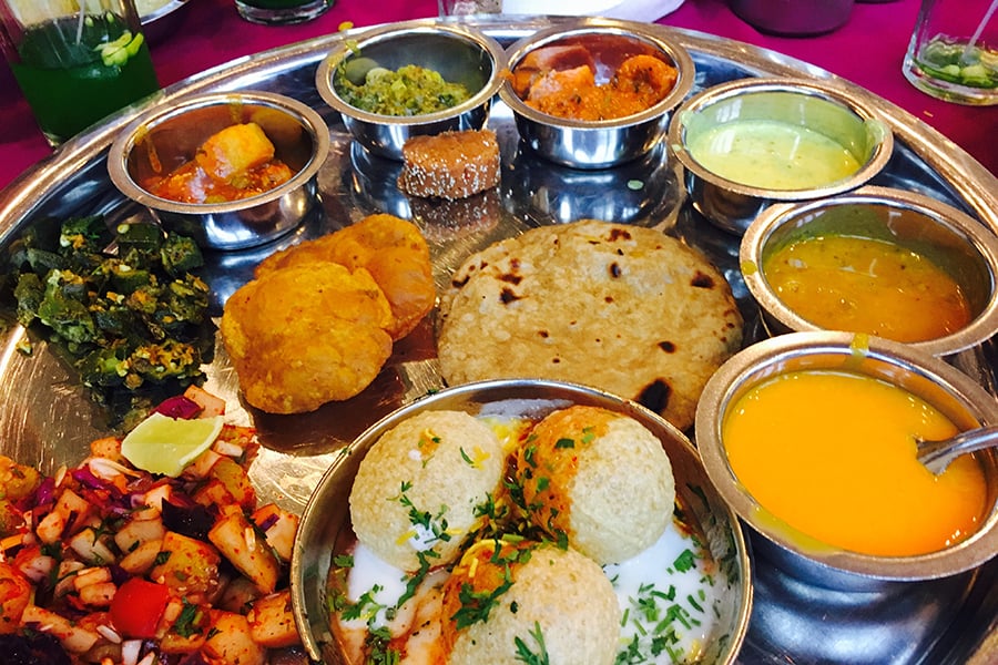 Tuck into a traditional thali, a vast platter of dishes | Travel Nation