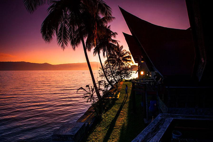 Watch the sunset over Lake Toba in Sumatra | Travel Nation