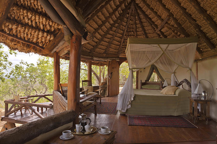 Relax in your romantic cottage so close to nature | credit: Elewana Elsas Kopje Meru Kenya 