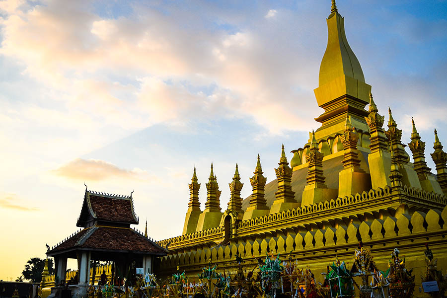Stroll past the golden Pha That temples in Vientiane | Travel Nation