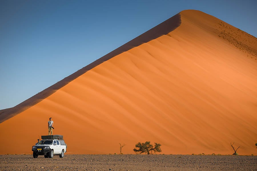 Explore the orange dunes of Sossusvlei in Namibia | Travel Nation