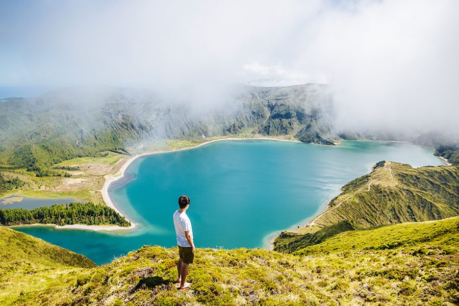 Enjoy the views over Lagoa do Fogo in the Azores | Travel Nation