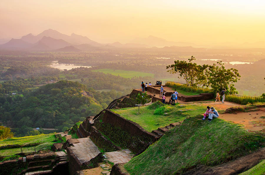 Enjoy views over the countryside from the top of Lion's Rock in Sigiriya | Travel Nation