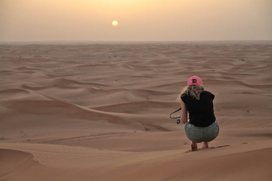 Desert près de Dubaï