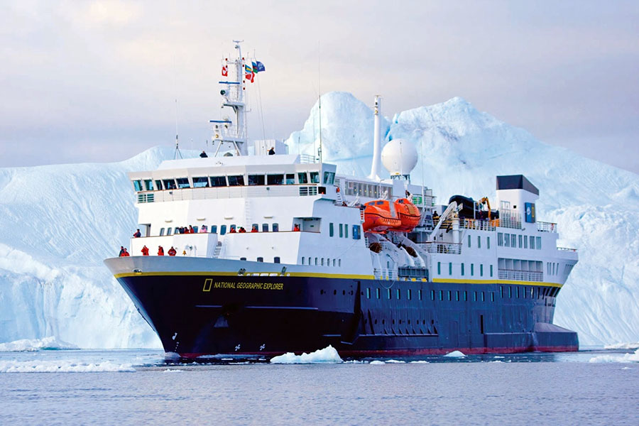 The National Geographic Explorer - a state-of-the-art, ice-class expedition ship