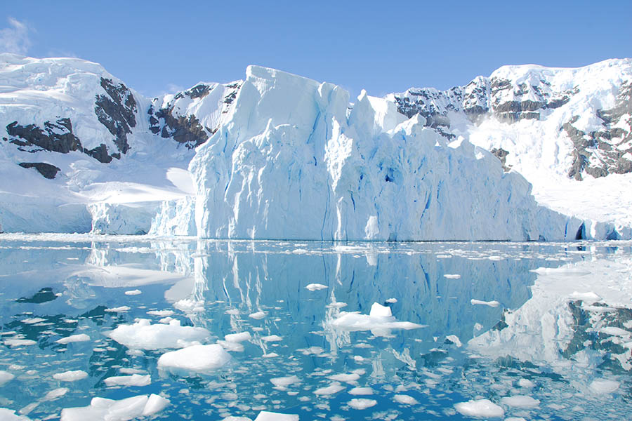 Marvel at the breath-taking icebergs and ice formations