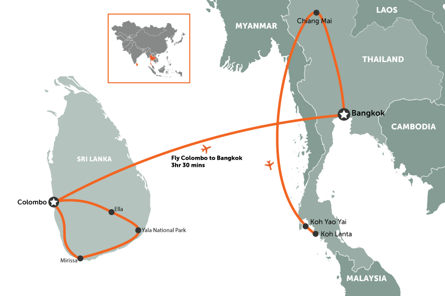 travel to thailand from sri lanka