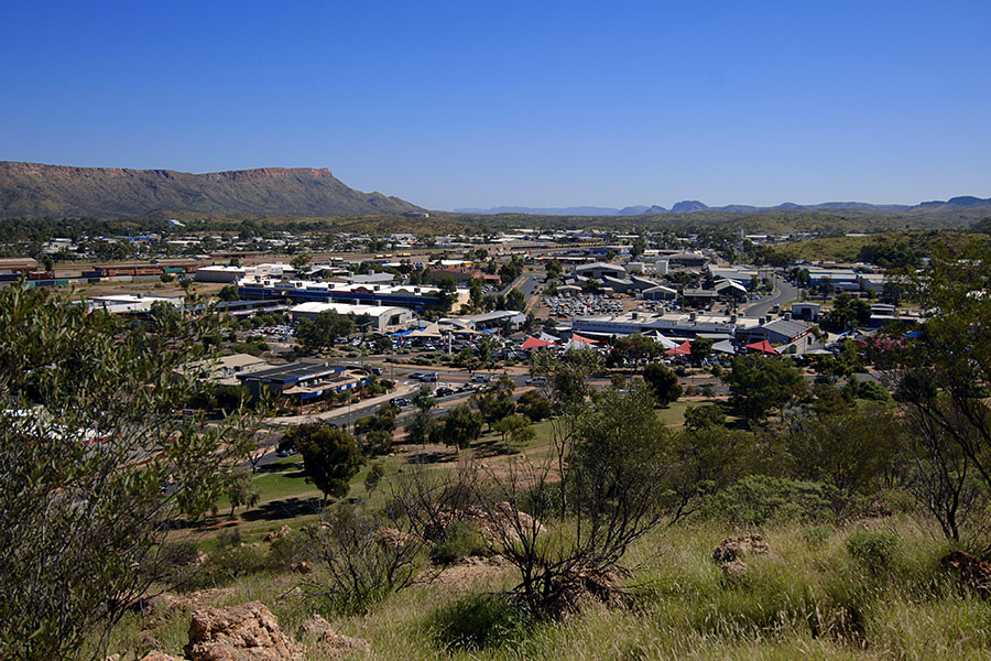 Stay in the iconic outback town of Alice Springs