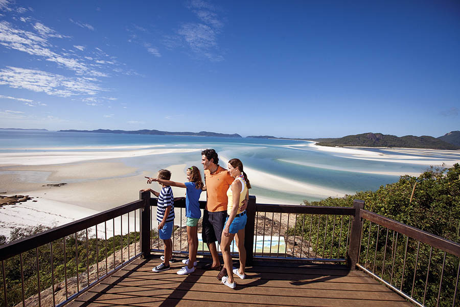 We’ve included a cruise to Whitehaven Beach, the most famous stretch of sand in the Whitsundays | Photo credit: Tourism and Events Queensland