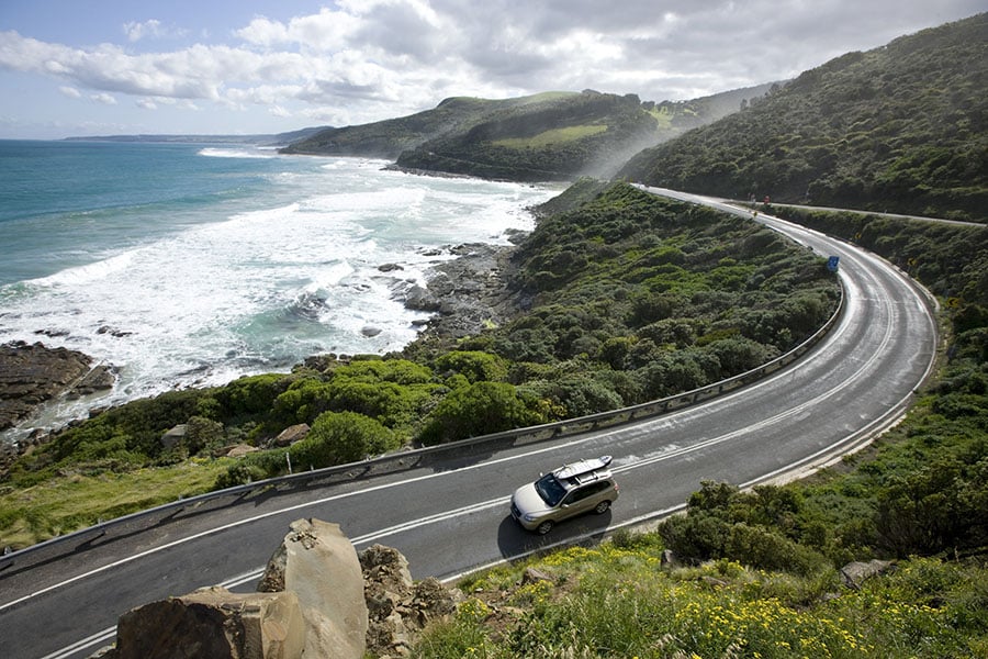 Drive along the famous Great Ocean Road