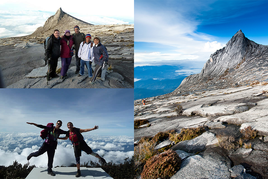 At the top of Mount Kinabalu, Borneo
