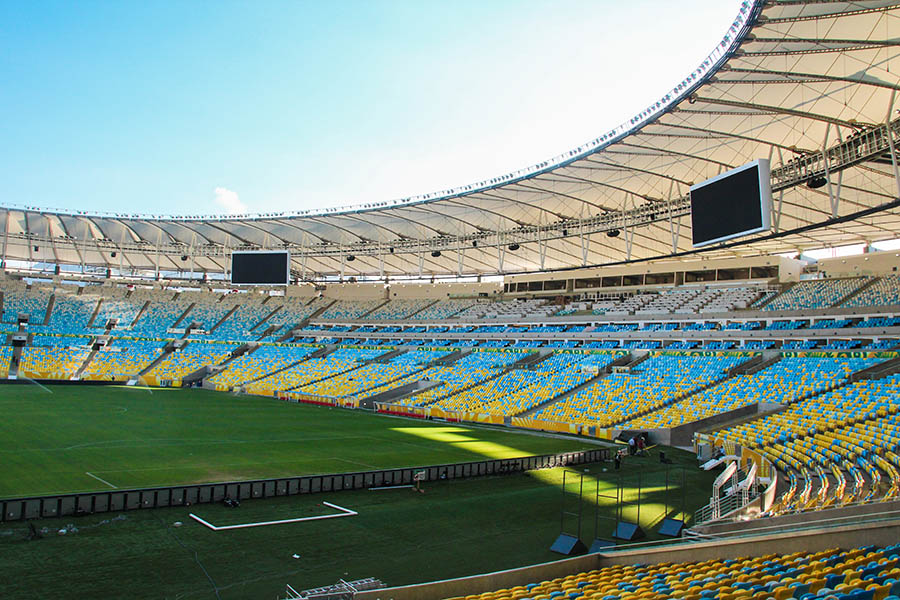 Football fans love a visit to the Maracana stadium