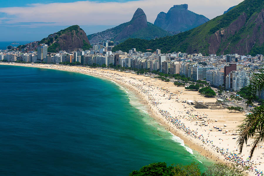 Your hotel is located on Copacabana beach