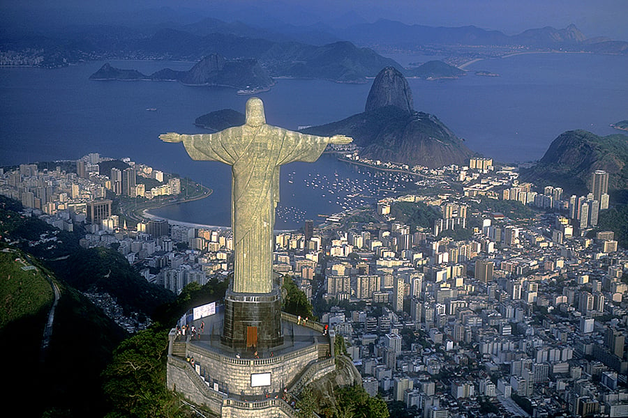 Statue of Christ the Redeemer, Corcovado, Rio, Brazil