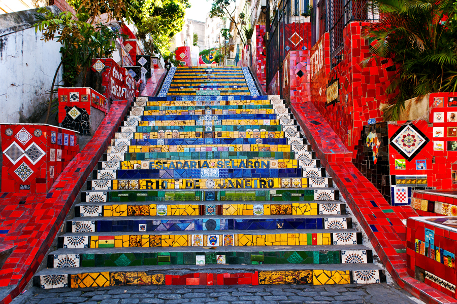 Escadaria Selaron, Rio de Janeiro, Brazil