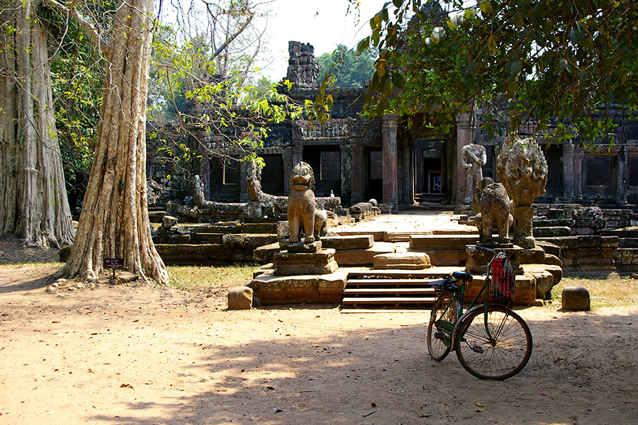 A tourist bike, Angkor Wat, Cambodia