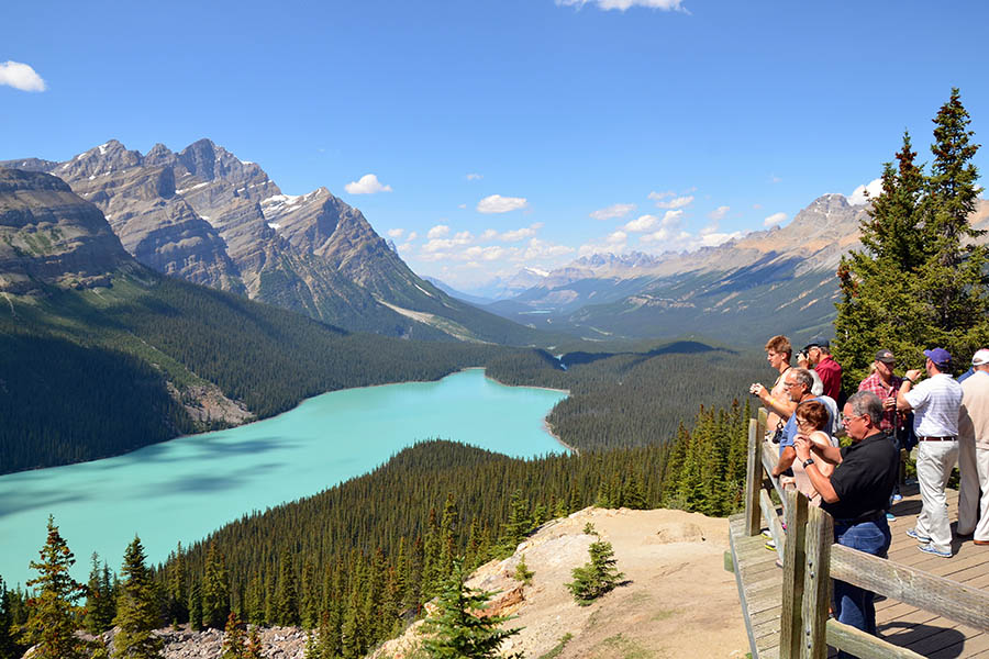 The spectacular scenery of the Canadian Rockies will take your breath away