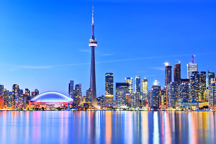 Begin your trip with a city tour of Toronto