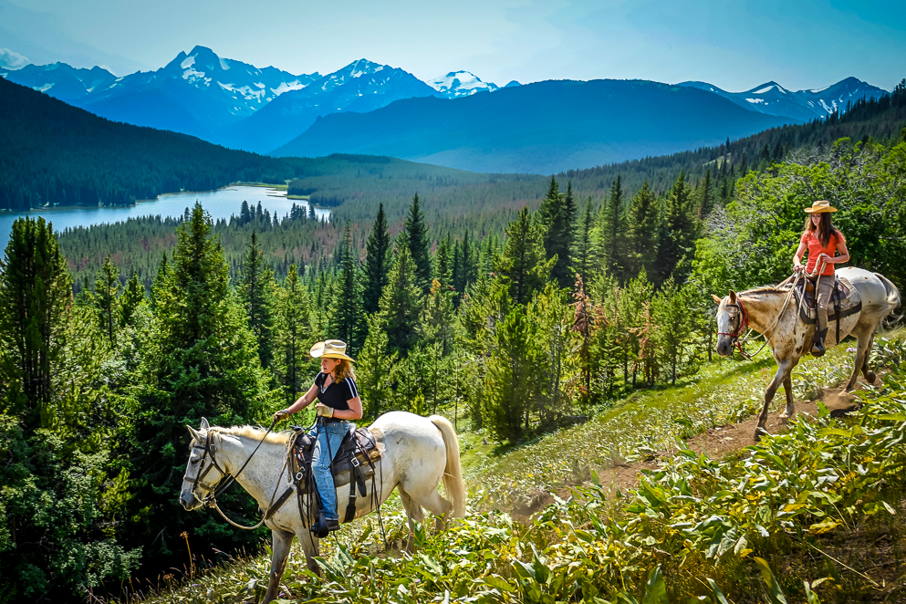 Horseriding at Tyax Wilderness Resort, British Columbia, Canada