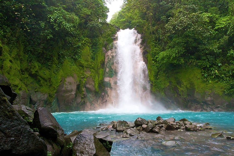 Waterfall, Limon, Costa Rica