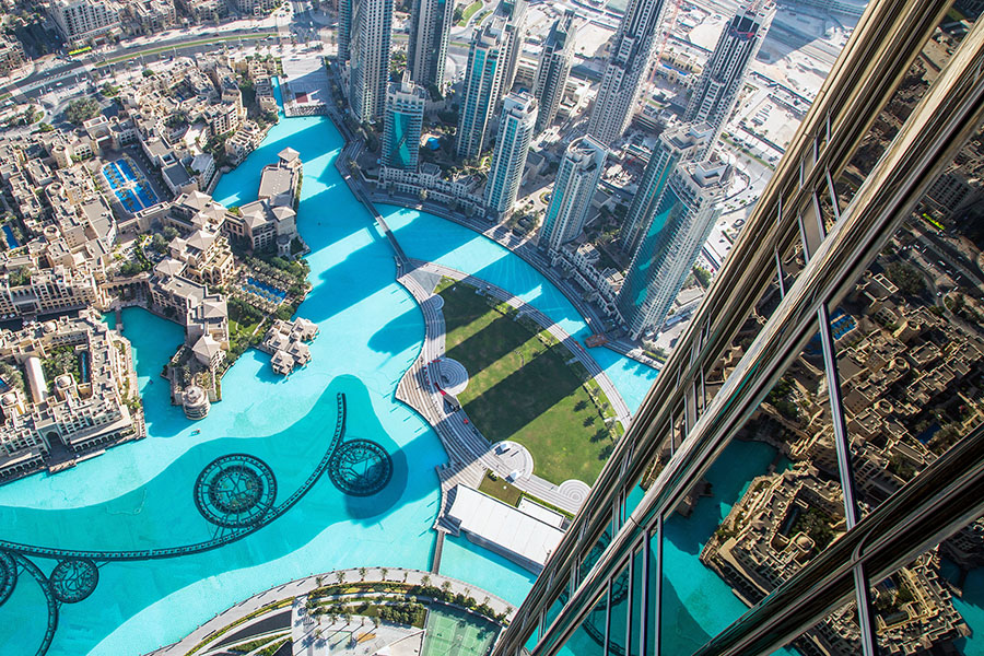 Head to the top of the Burj Khalifa - the world's tallest building