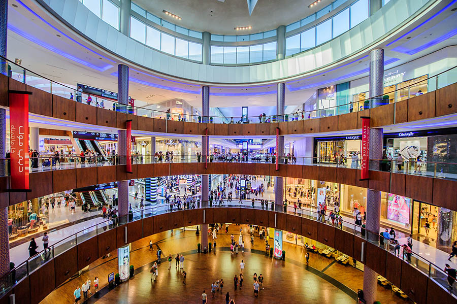 Get your shopping fix in the world's largest shopping mall