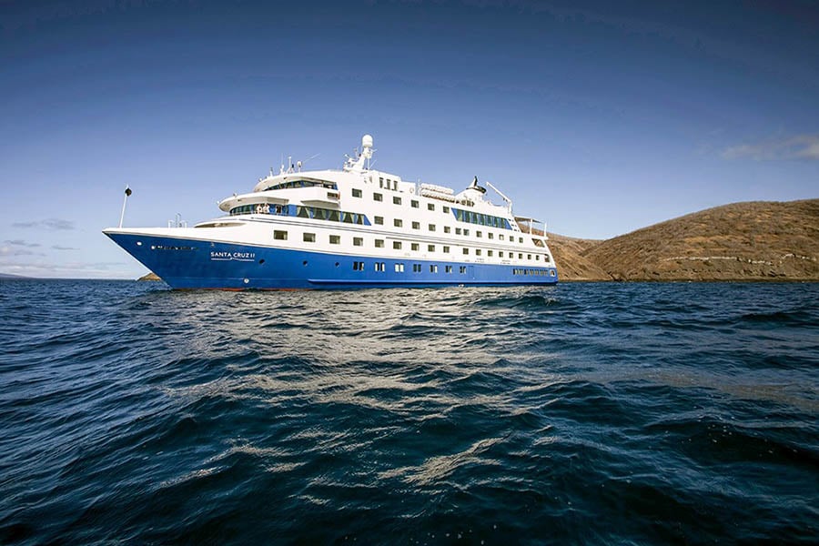 The MV Santa Cruz II offers comfortable cruising around the Galapagos Islands