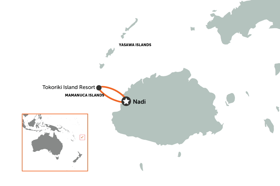 Fiji in Luxury: Tokoriki Island escape with scenic flight | map