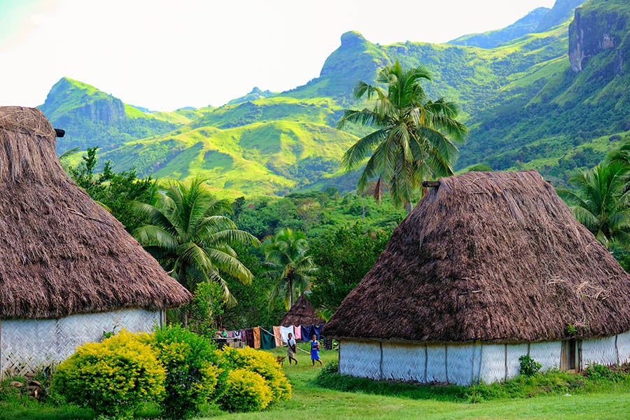 Discover traditional Fijian bures 