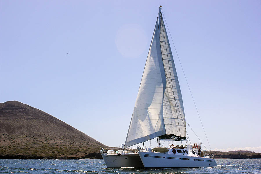 The Nemo II has the stability of a catamaran and the grace of a sail boat