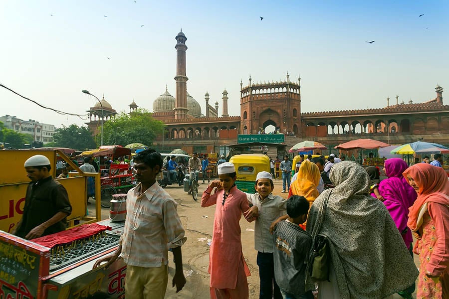 Enjoy a day exploring the busy streets of Delhi