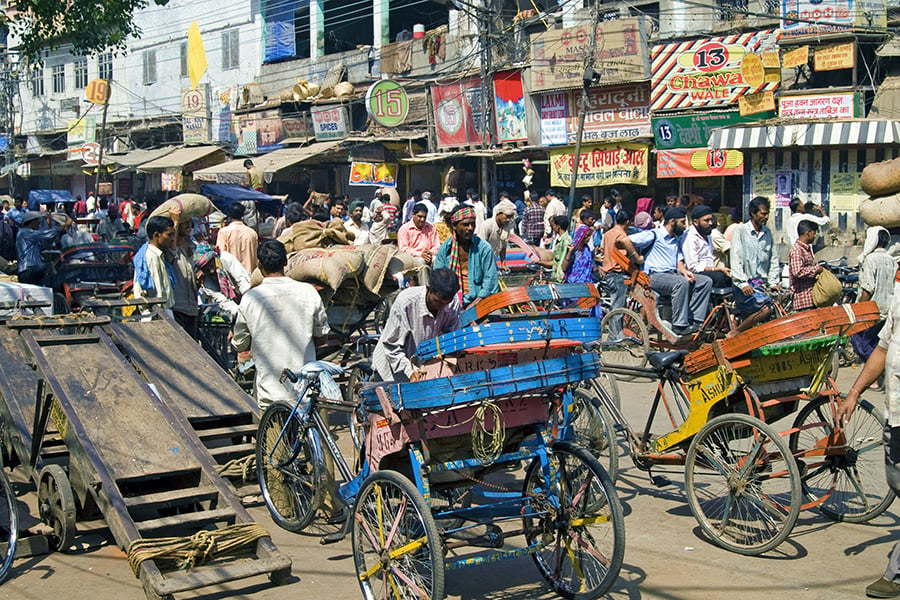 Jump on a rickshaw and explore old Delhi