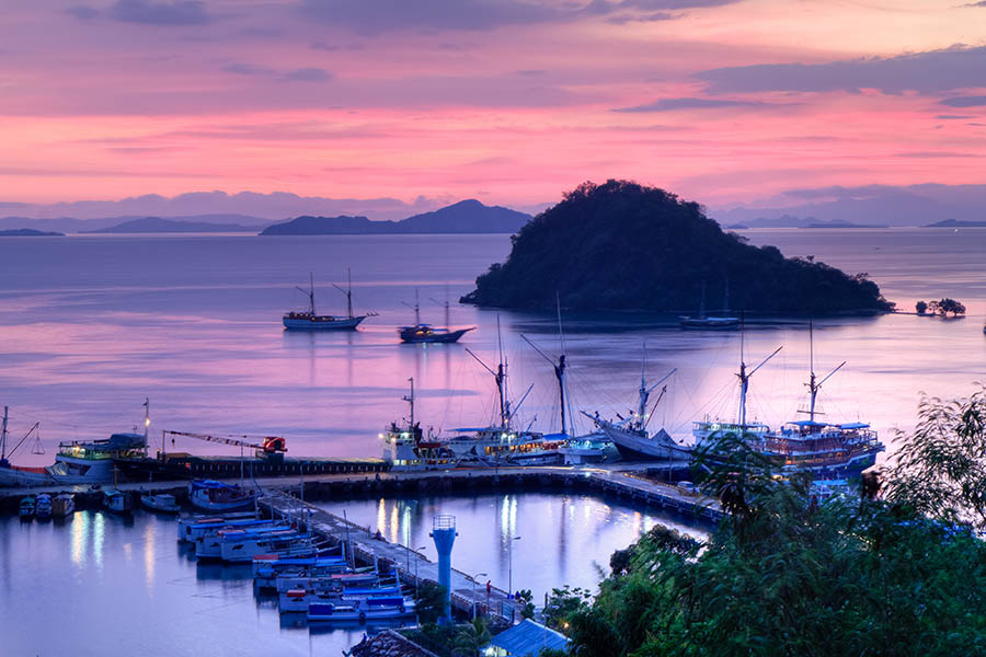 Travel to Labuan Bajo on the westernmost tip of Flores