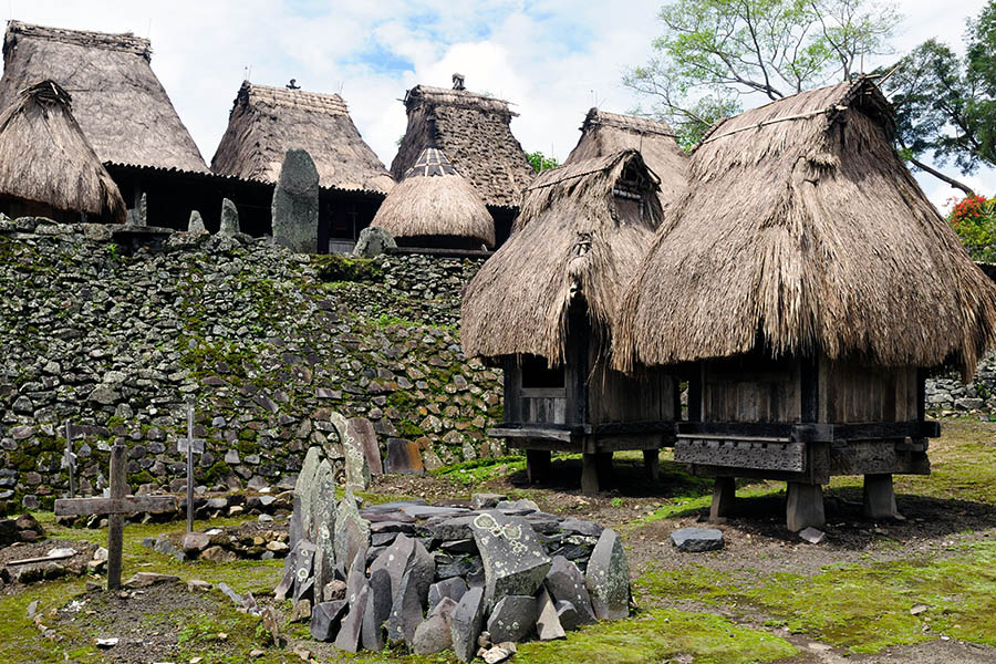 Experience traditional Ngada life with a homestay in a village