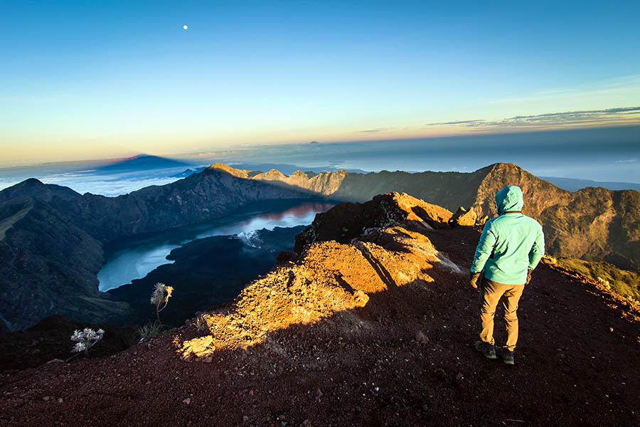 Climb the majestic Mount Rinjani for magnificent views