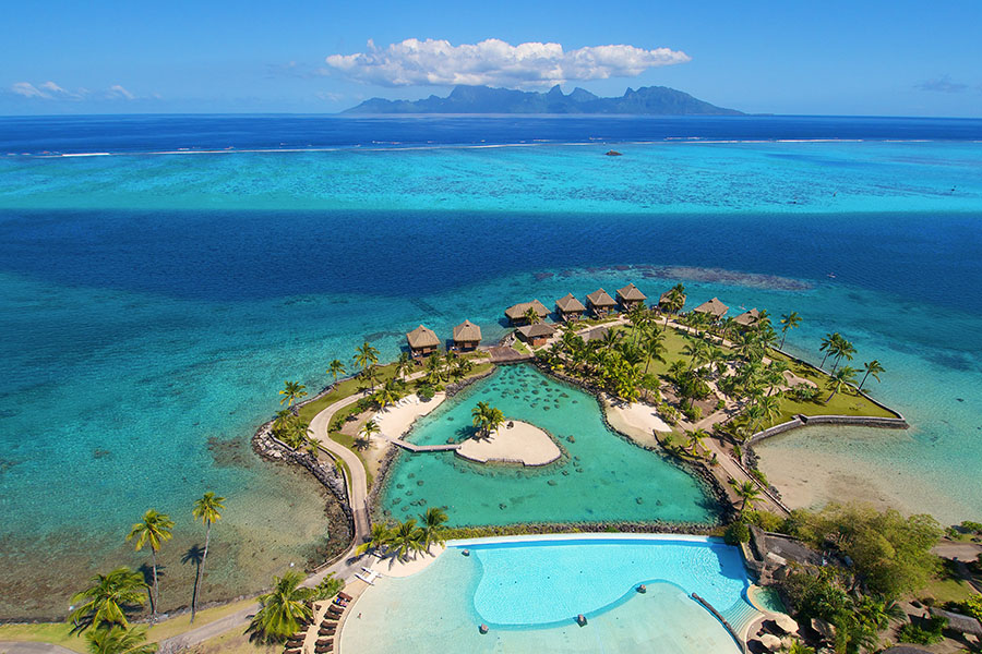 Intercontinental Resort Tahiti - Aerial View