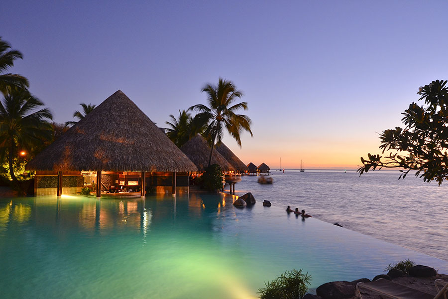 Intercontinental Resort Tahiti - Sand Bottom Pool