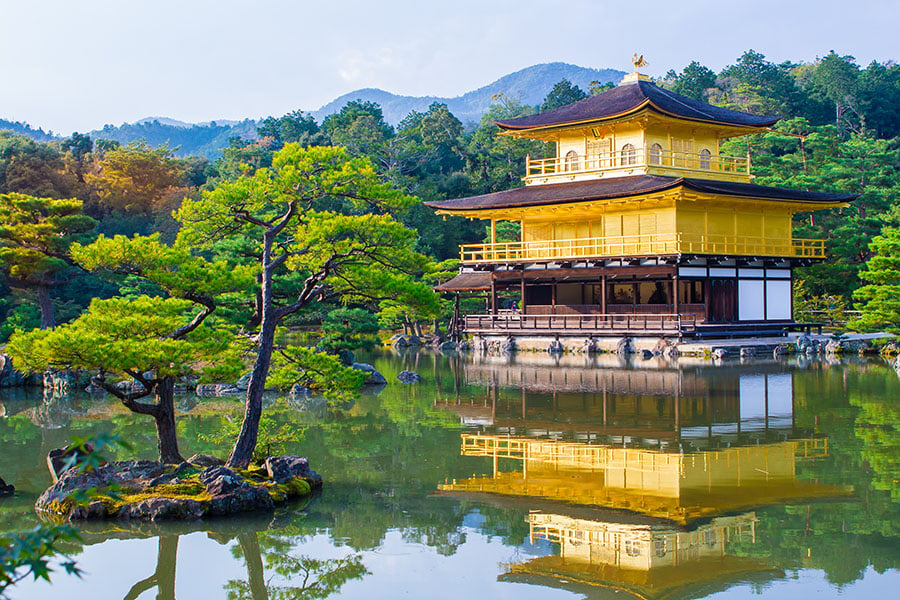 Visit Kinkaku-ji, Kyoto’s famous Golden Pavilion