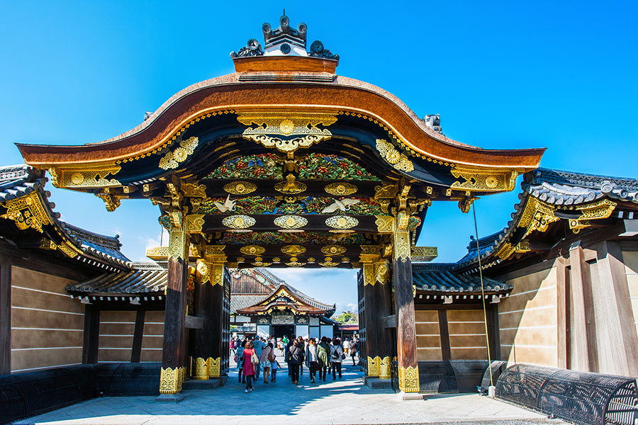 Start your day with a visit to Nijo Castle