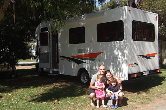 Campervan fun with the family on Philip Island, Australia 
