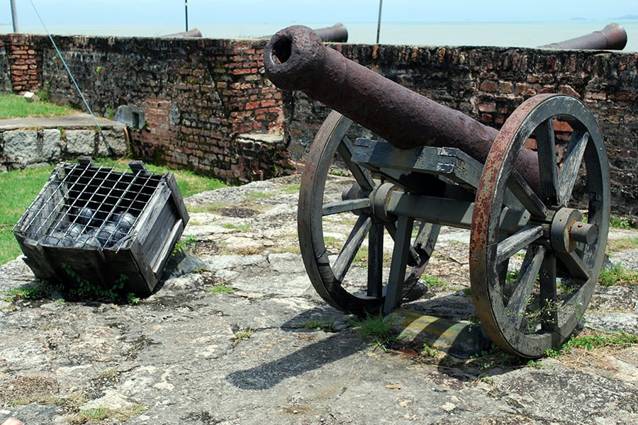 Explore historic Fort Cornwallis in Penang