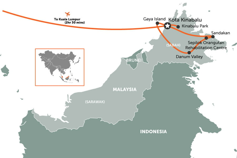 Mountains & monkeys: business class Malaysian escape | map