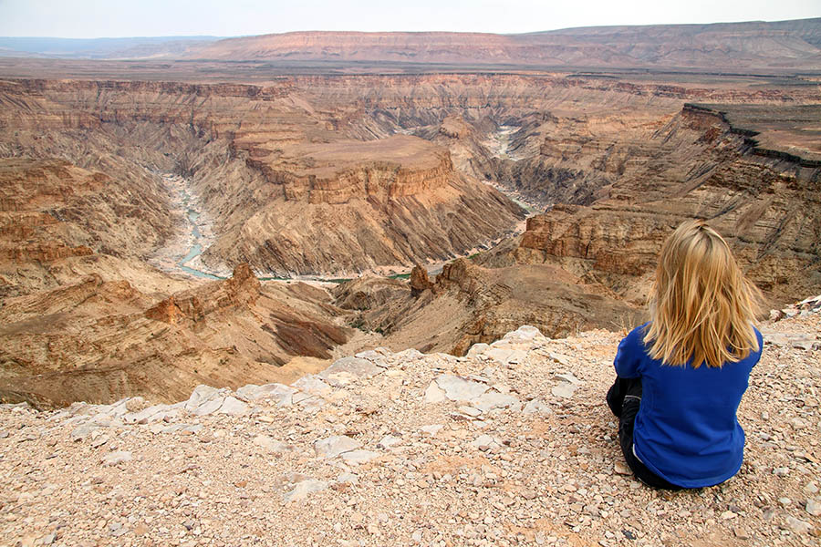 Hike along the rim of the Fish River Canyon – Africa’s largest canyon